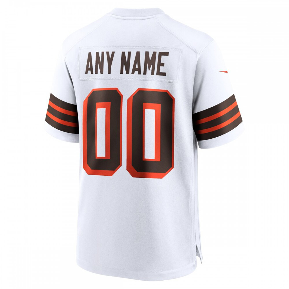 Cleveland Browns Nike 1946 Collection Alternate Custom Jersey - White-Profan Arena